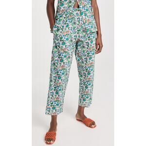 PLAYA LUCILA Long Floral Pants Blue Green Multi XS